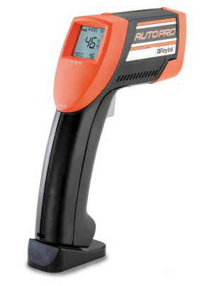 Raytek ST25 Portable infrared thermometer for automotive diagnostics.