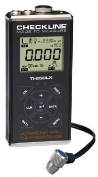 TI-25DLX Ultrasonic wall thickness gauge with data memory &amp; USB output