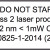 PosiTector IRT, Laser Warning Label